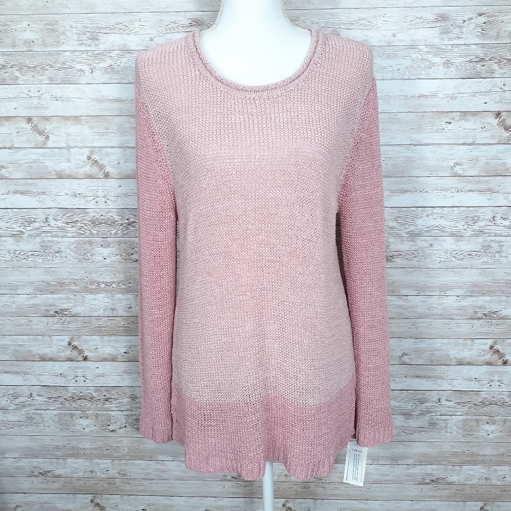 Style & Co Sweater M Pink Long Sleeved 441